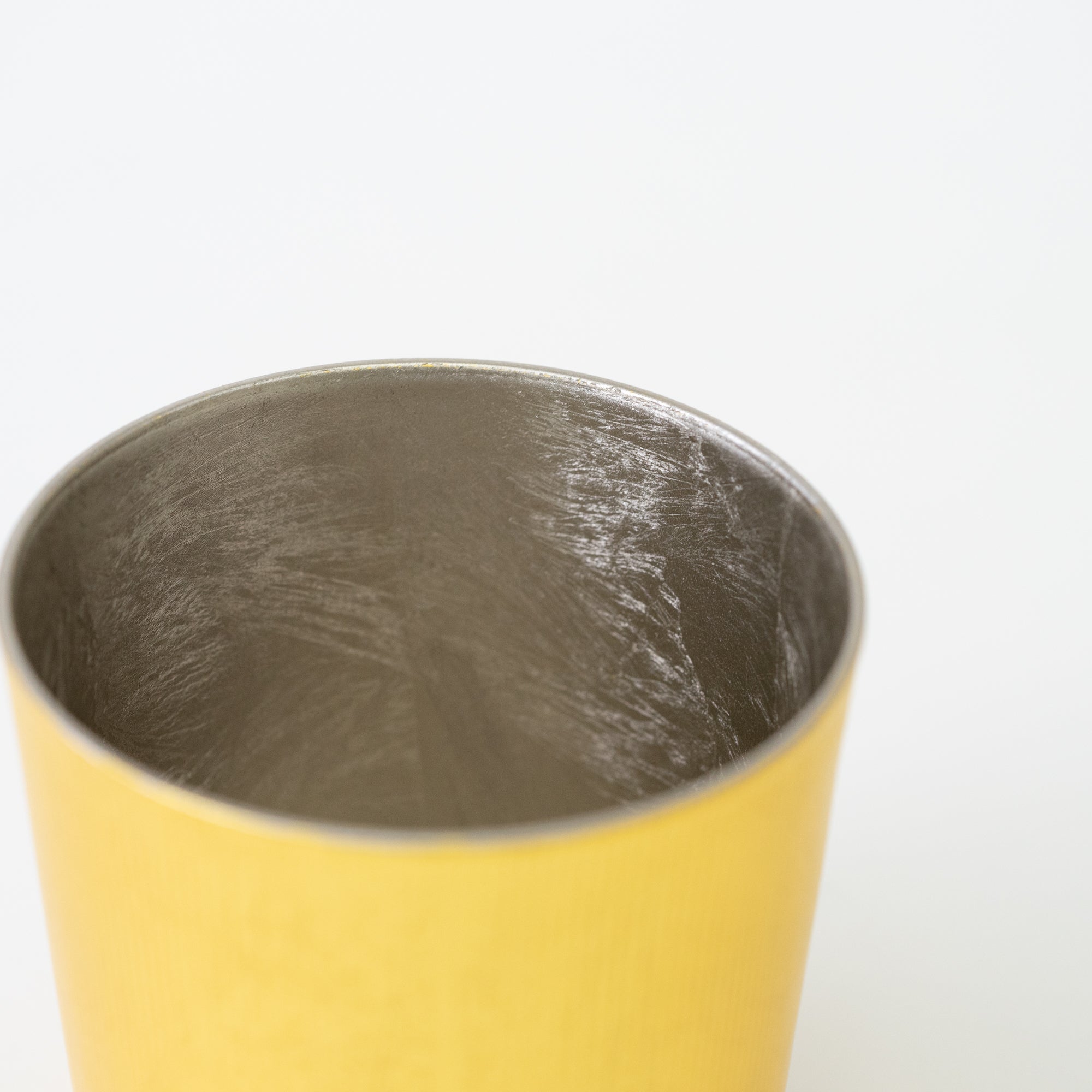 Fine Line Shinogi Rock Glass / Gold with Inner Silver