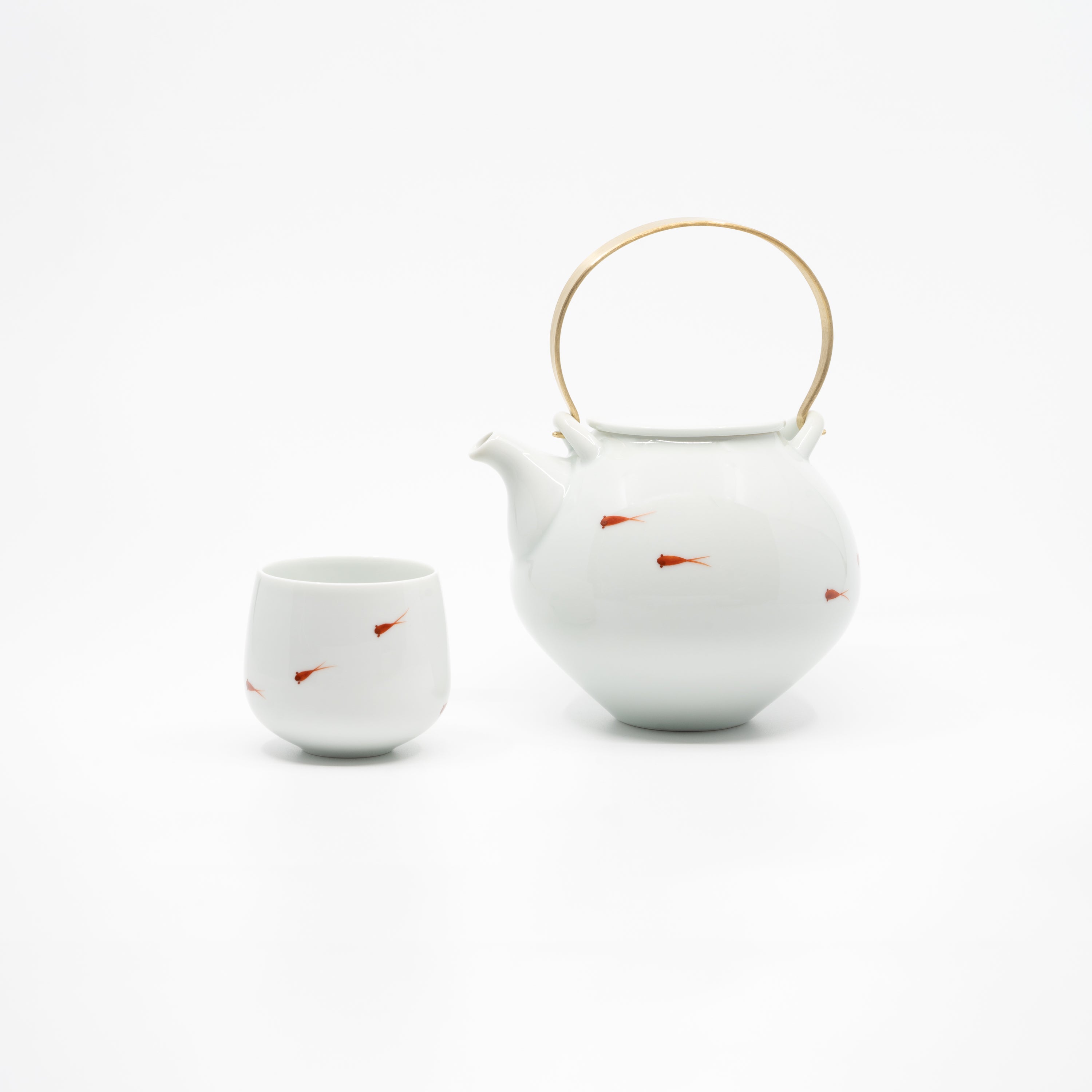 Rinsen Tea Cup / Red Killifish