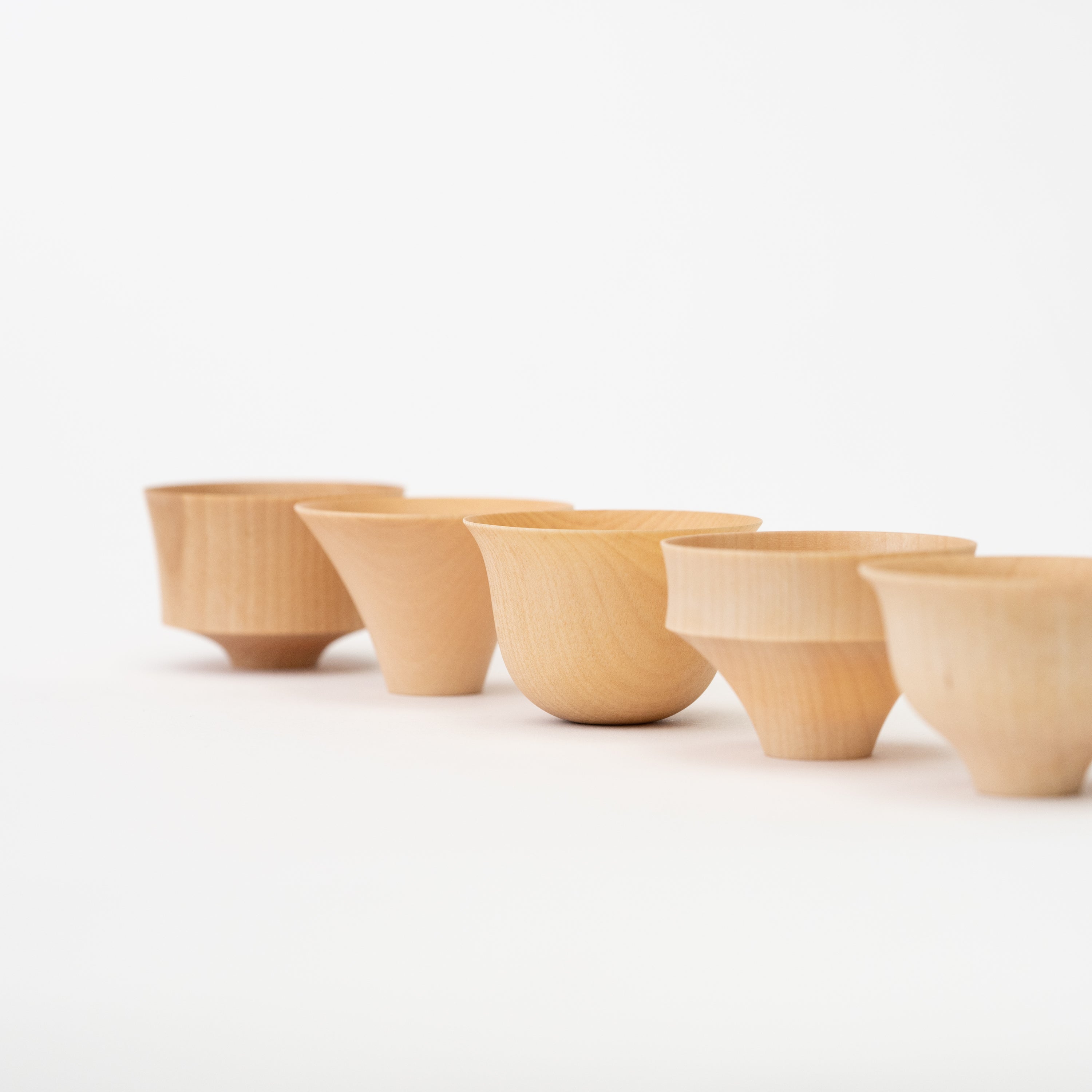 Tohka Sake Cup / Set of 5 (Plain)