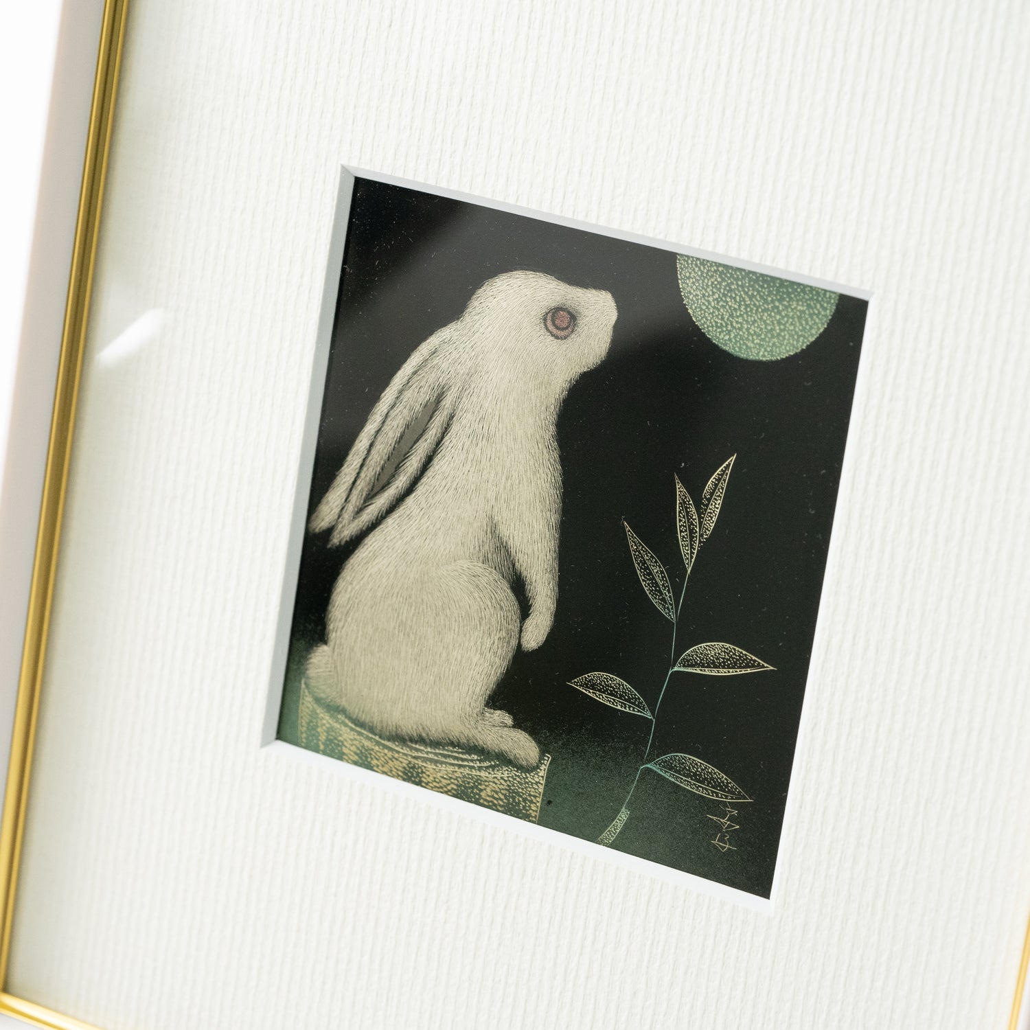 Chinkin Art Panel / Rabbit