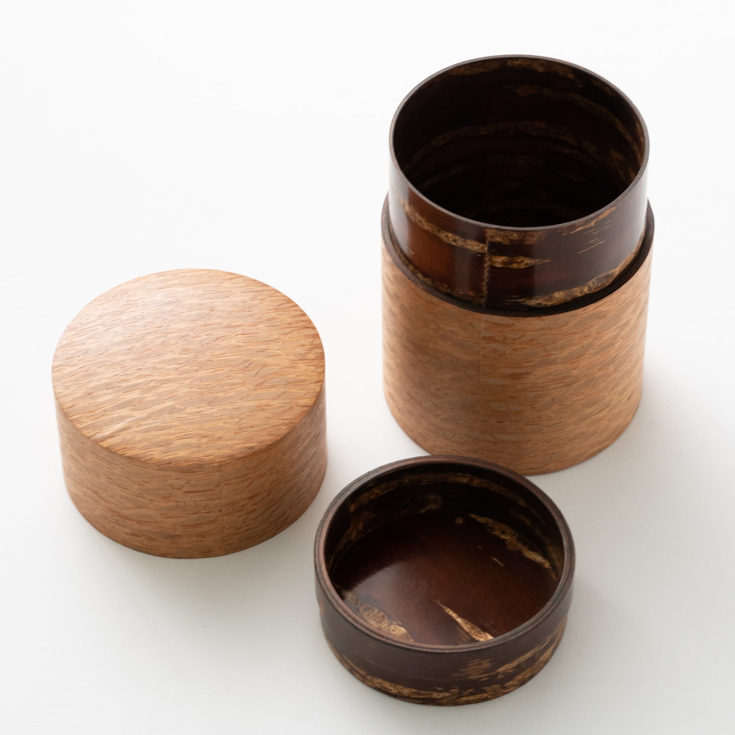 Obizutsu Tea Caddy (Large) / Silky Oak