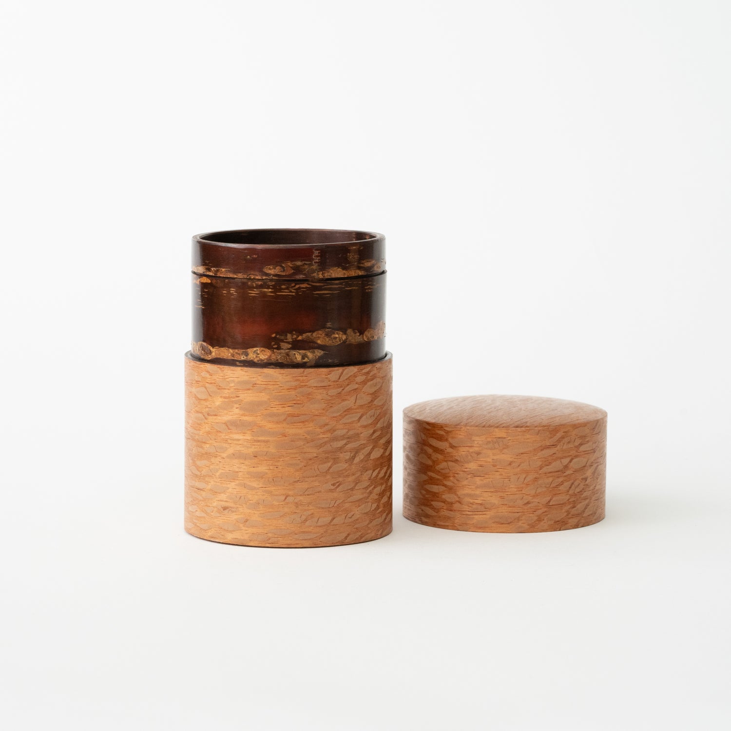 Obizutsu Tea Caddy (Large) / Silky Oak