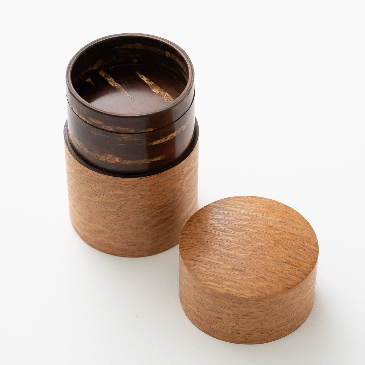 Obizutsu Tea Caddy (Large) / Silky Oak