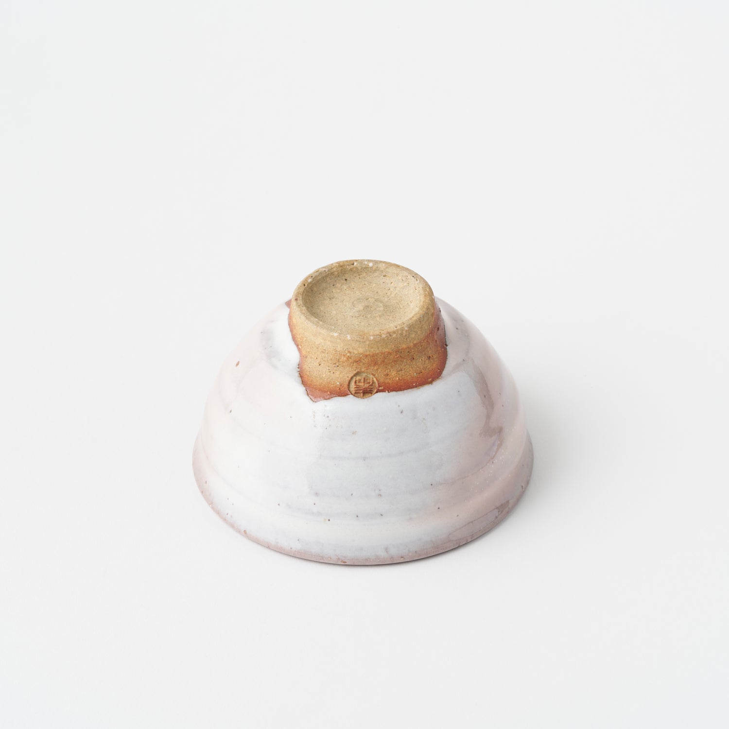 White Hagi Yohen Tea Bowl in Box/ Yasushi Okada