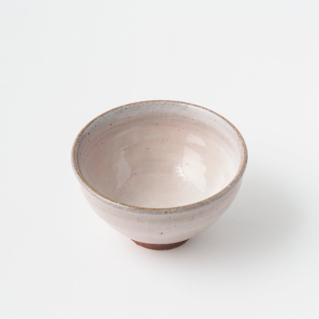 White Hagi Yohen Tea Bowl in Box/ Yasushi Okada