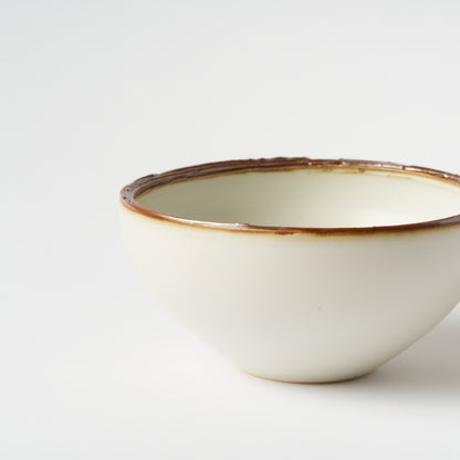 Torn Rim Lined Bowl (A) / Shinji Terauchi