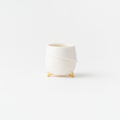Dip Round Sake Cup with Spikes / Gold / Ryosuke Ando