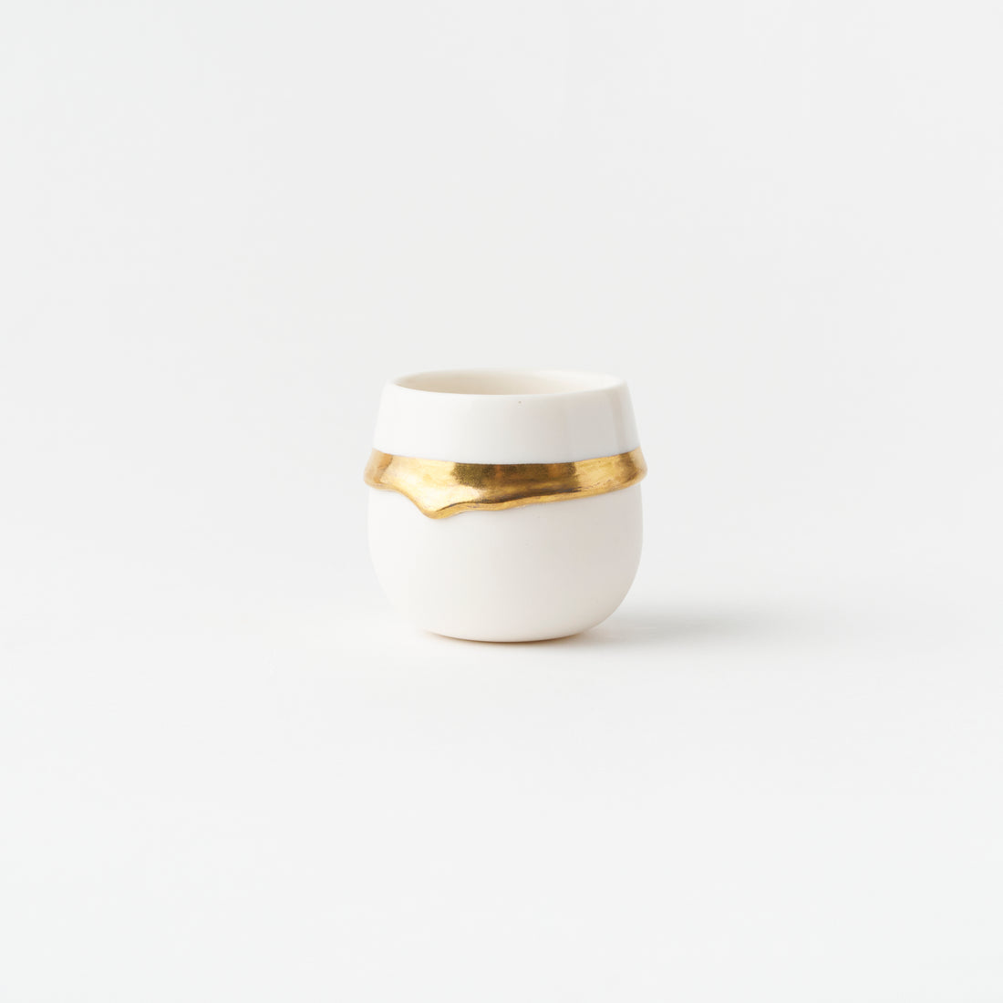 Dip Round Sake Cup / Gold / Ryosuke Ando