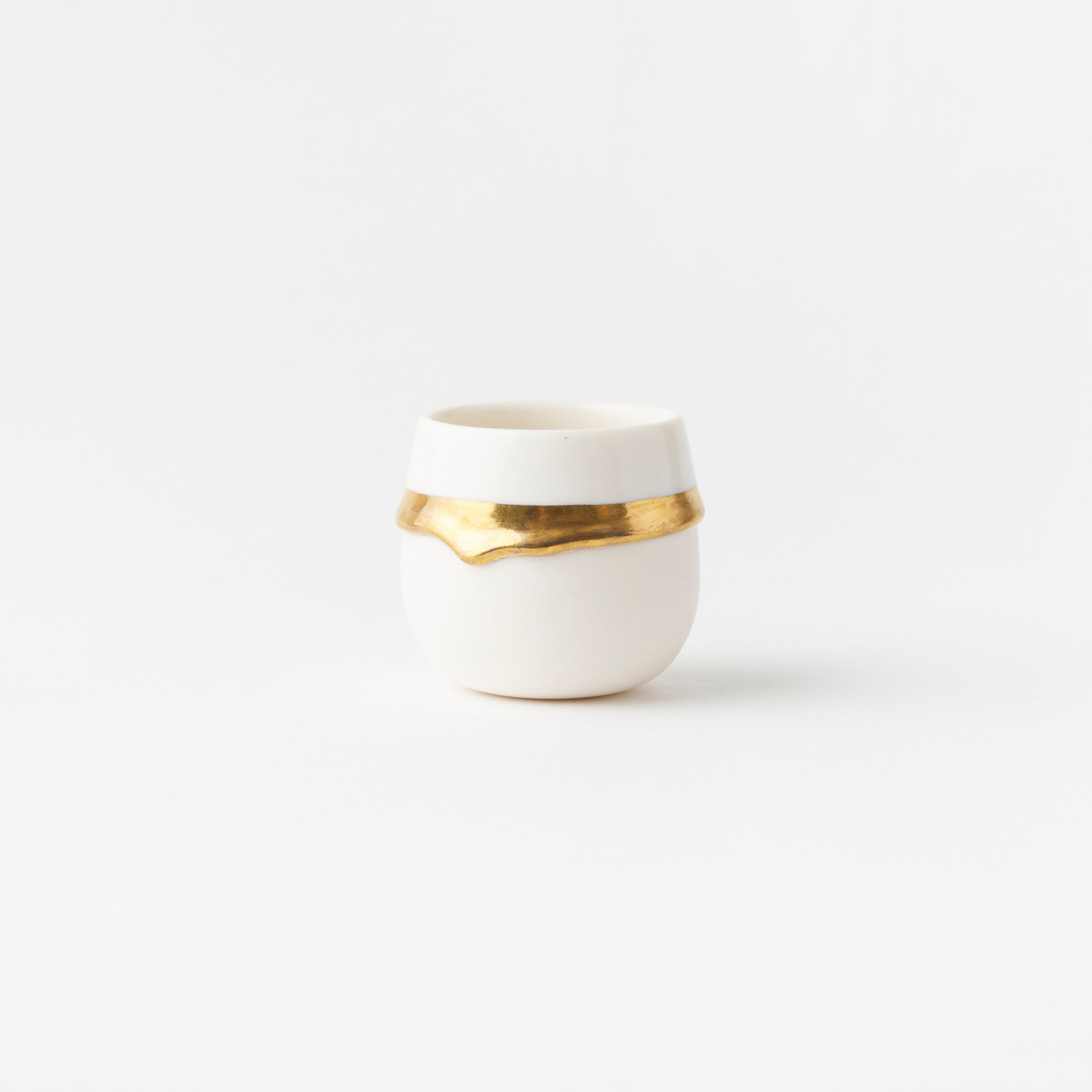 Dip Round Sake Cup / Gold / Ryosuke Ando