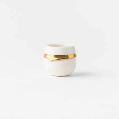 Dip Round Sake Cup / Gold / Ryosuke Ando
