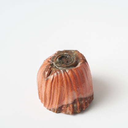 Red Raku Sake Cup / Hideki Yanashita