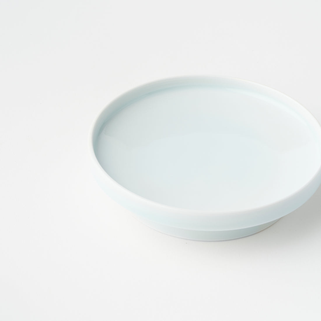 High-Footed Plate (Blue White Glaze) / Hiroshi Taruta