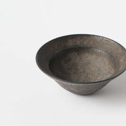 Chi no Utsuwa φ16cm Bowl (Gray) / Eiichi Shibuya