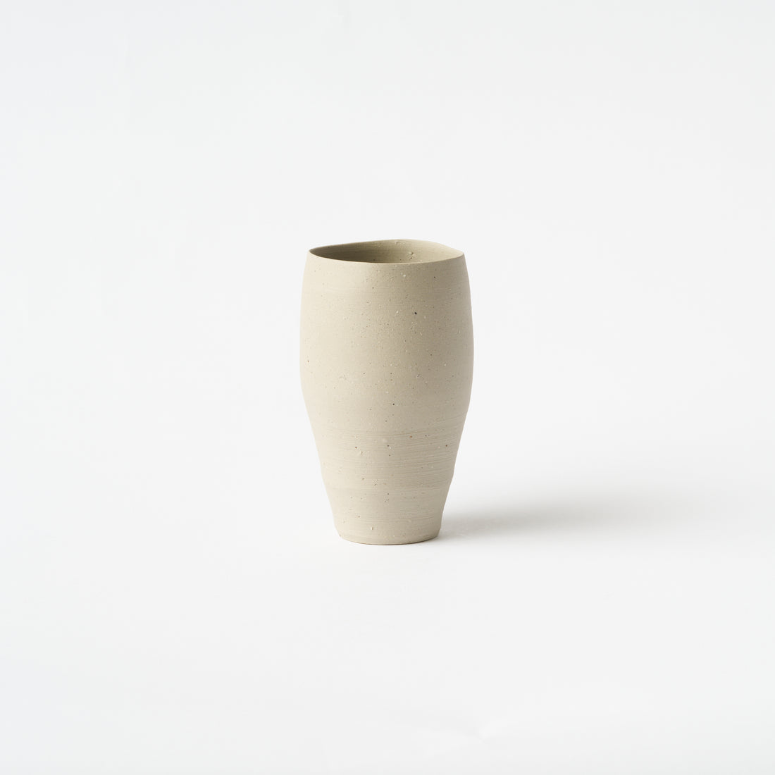 White Bizen Tumbler / Hitoshi Morimoto