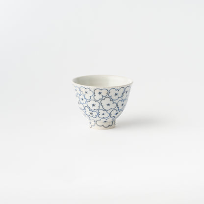Sometsuke Small Flower Tea Cup