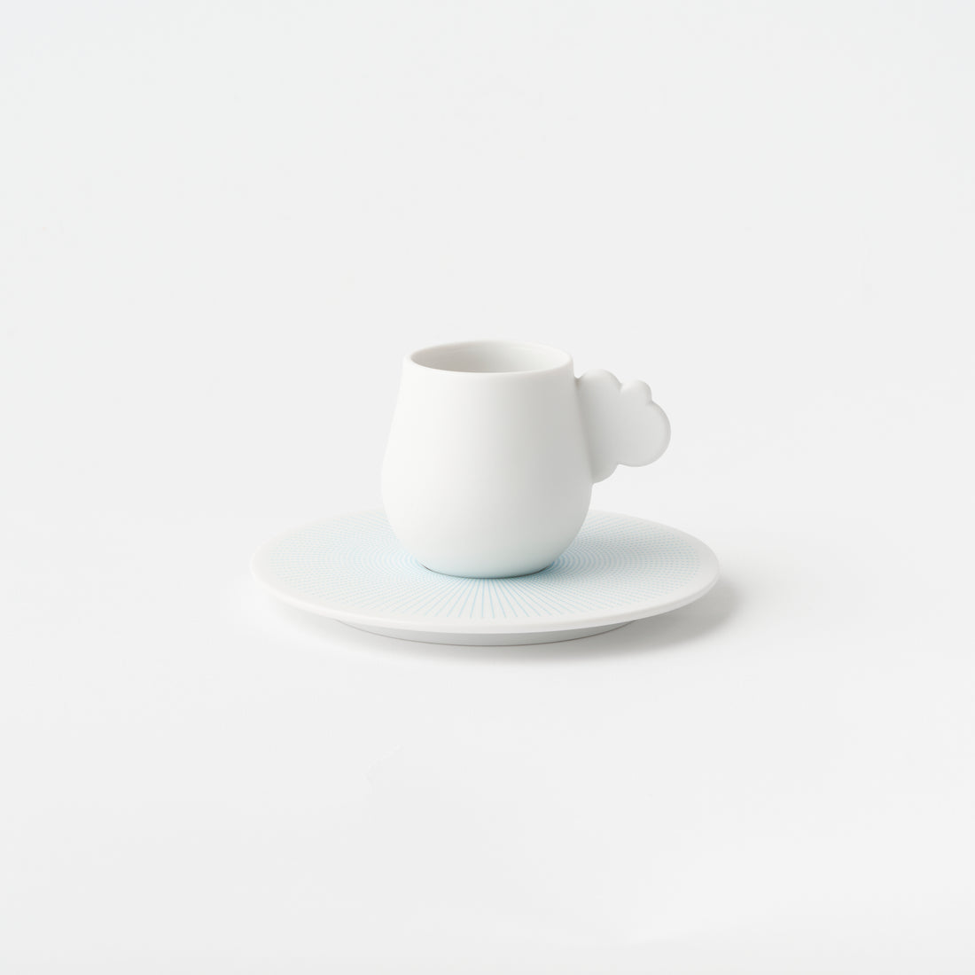 Cloud Espresso Cup & Saucer (Peranakan Blue)