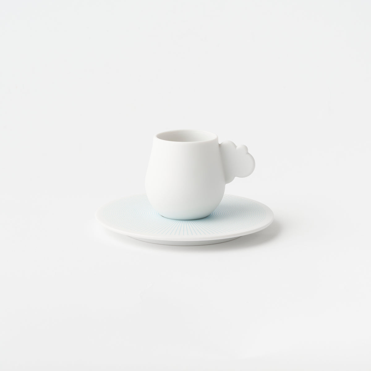Cloud Espresso Cup &amp; Saucer (Peranakan Blue)