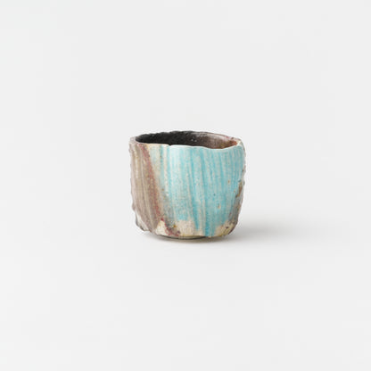 Imayaki Uka-Tensei Sake Cup (A) in Box (Sky after Rain) / Hideki Yanashita