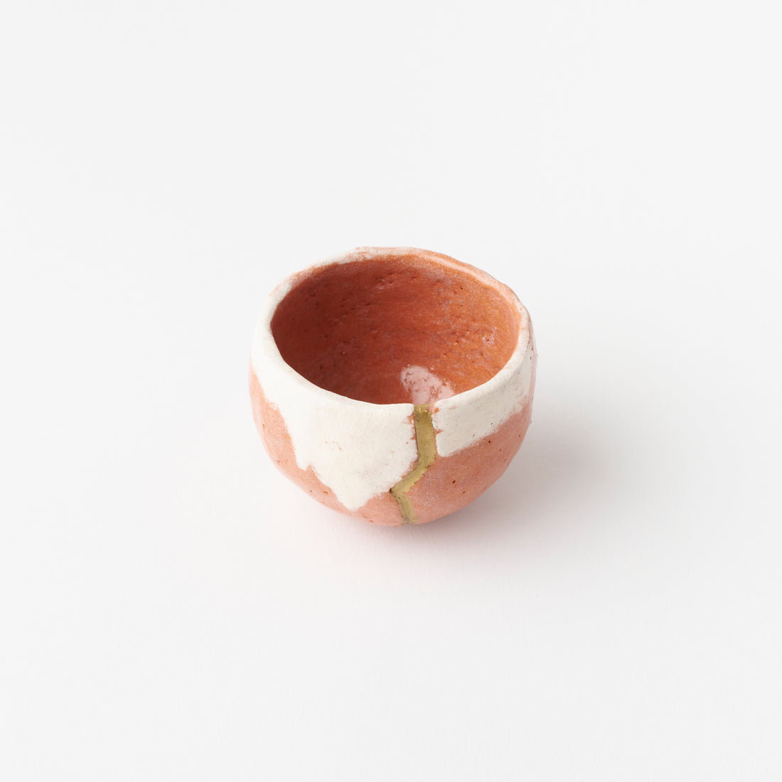 Red Raku Sake Cup / Seppo (Snow-Capped Peak) / Hideki Yanashita