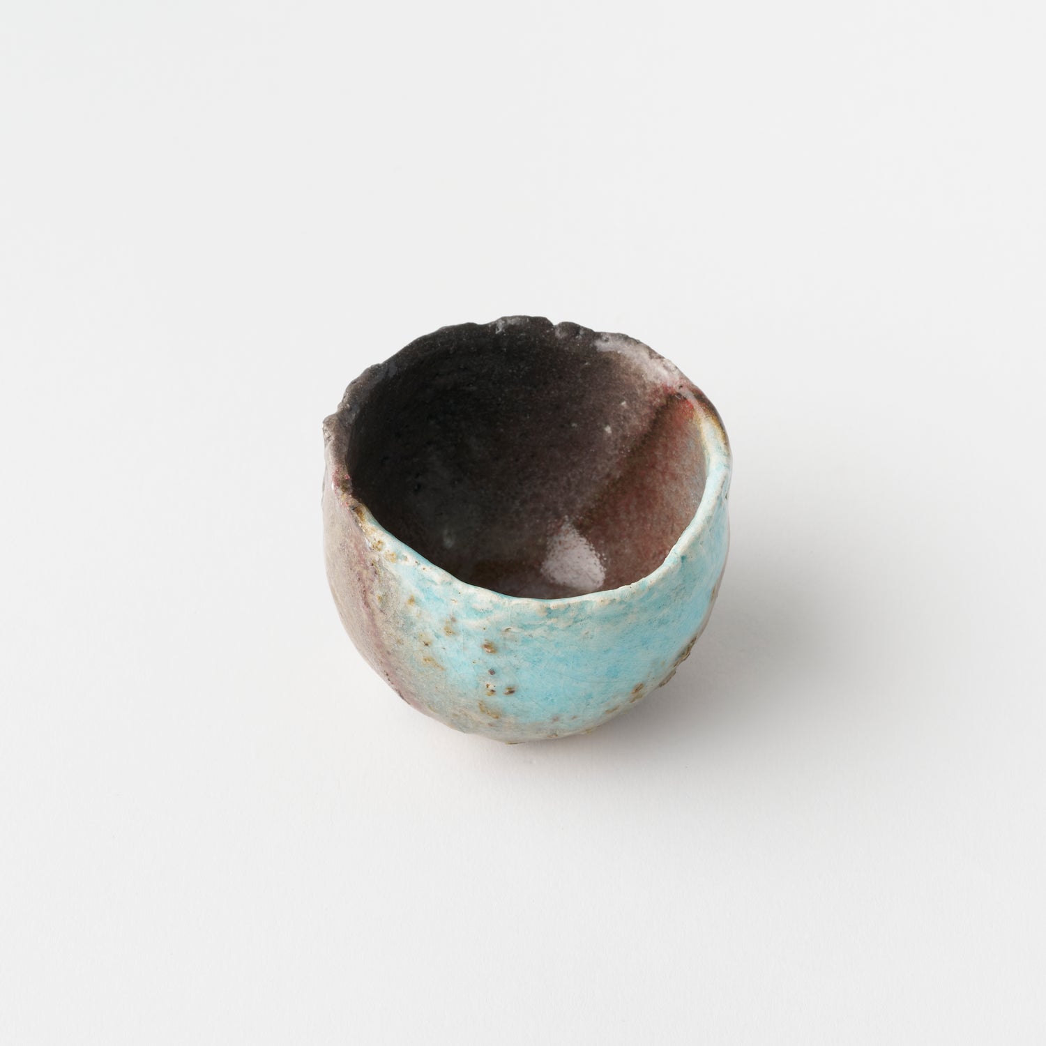 Imayaki Uka-Tensei Sake Cup (B) in Box (Sky after Rain) / Hideki Yanashita