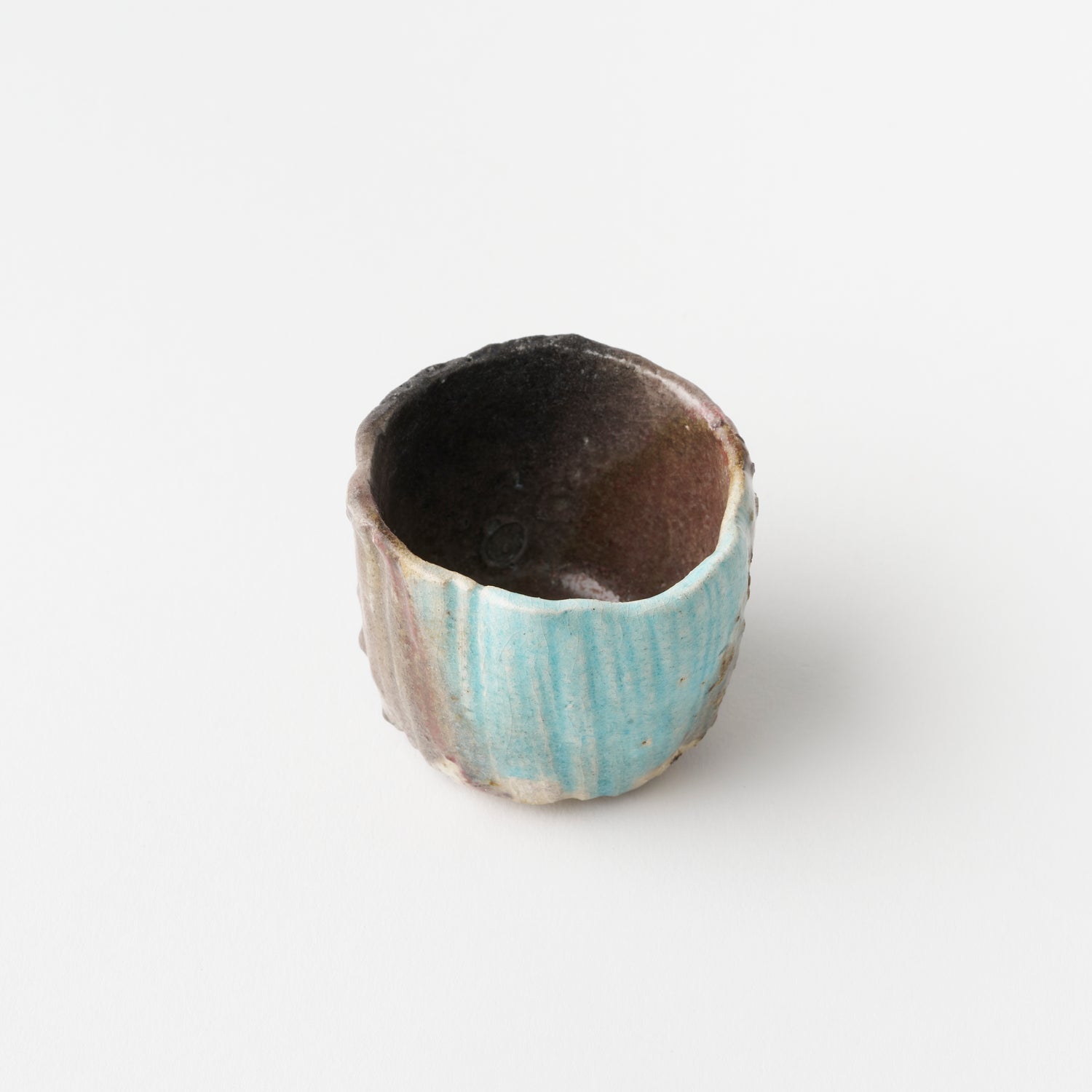 Imayaki Uka-Tensei Sake Cup (A) in Box (Sky after Rain) / Hideki Yanashita