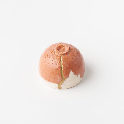 Red Raku Sake Cup / Seppo (Snow-Capped Peak) / Hideki Yanashita