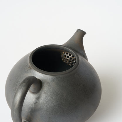 Mini Teapot / Black Glaze