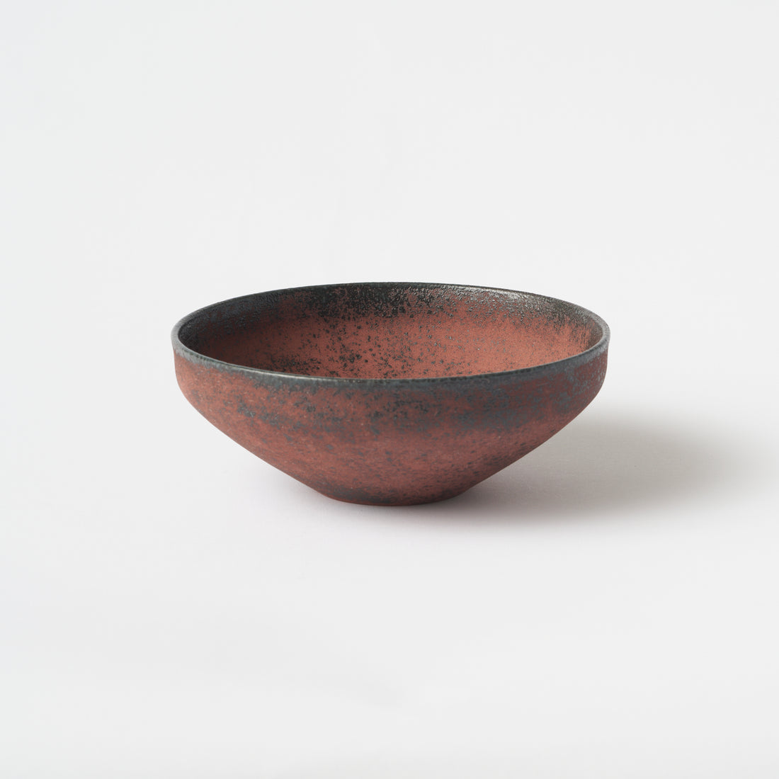 Chi no Utsuwa Vertical Rim Bowl (Vermillion) / Eiichi Shibuya