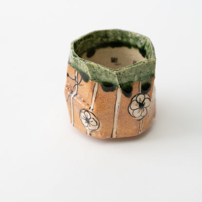 Oribe Sake Cup / Katsunori Sawa