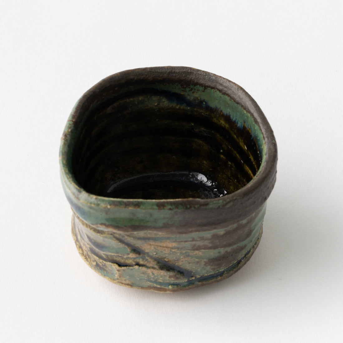 No.36 Oribe Style Sake Cup / Ryotaro Kato