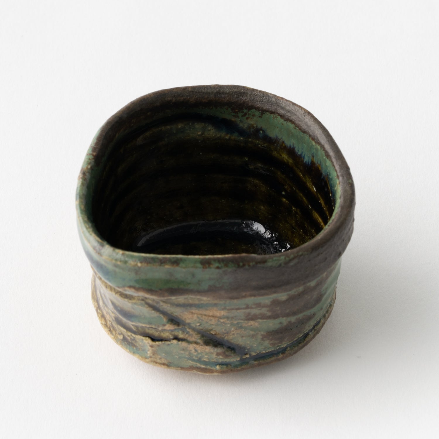 No.36 Oribe Style Sake Cup / Ryotaro Kato