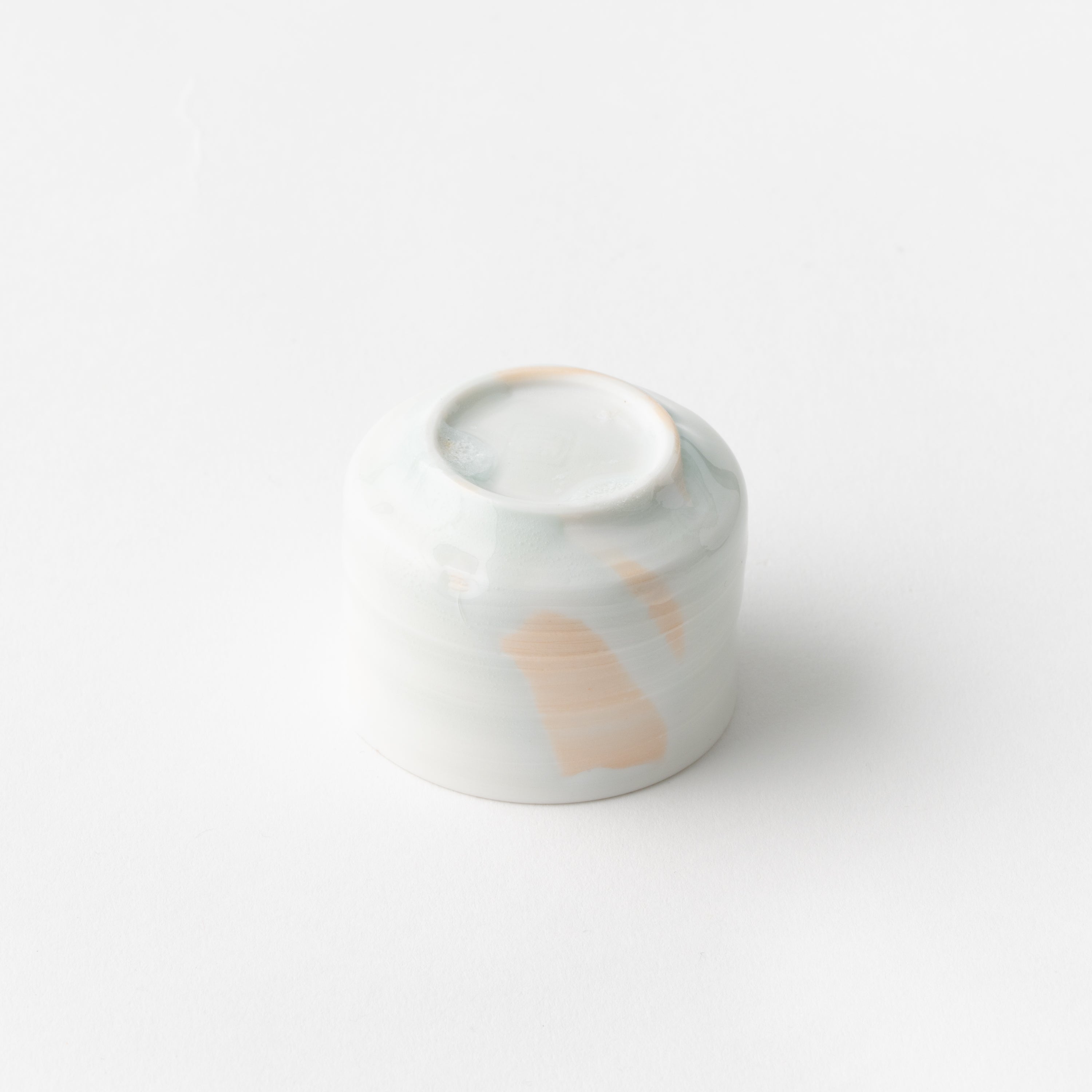 Sake Cup Noborigama-Fired "ACM" with Wooden Box / Hiroshi Taruta