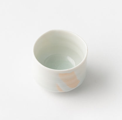 Sake Cup Noborigama-Fired "ACM" with Wooden Box / Hiroshi Taruta