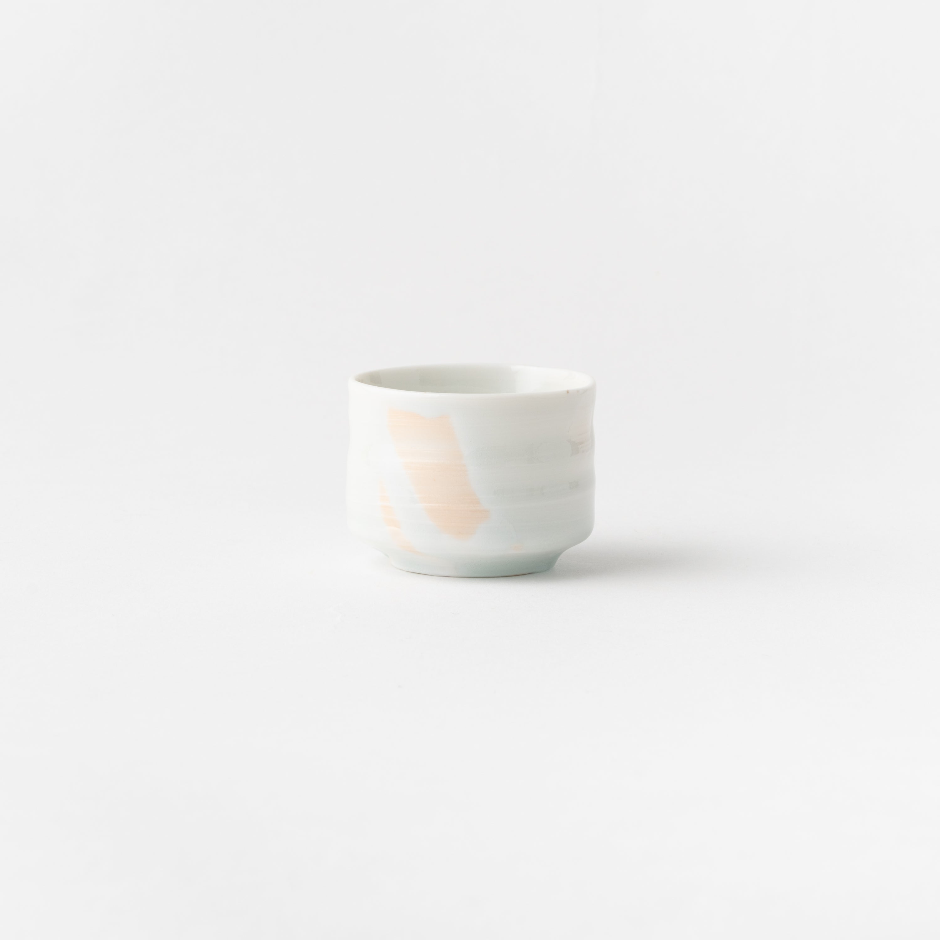 Sake Cup Noborigama-Fired "ACM" with Wooden Box / Hiroshi Taruta