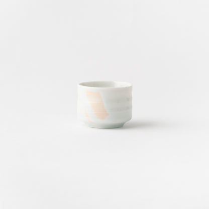 Sake Cup Noborigama-Fired "ACM" with Wooden Box / Hiroshi Taruta