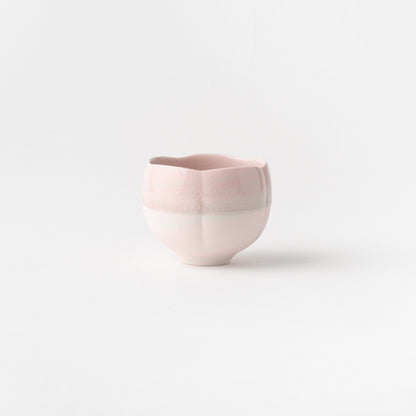 No.17 Sake Cup Pink-Grey Neriage/ Tomoyuki Hoshino