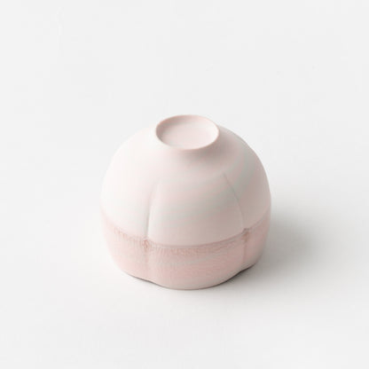 No.17 Sake Cup Pink-Grey Neriage/ Tomoyuki Hoshino