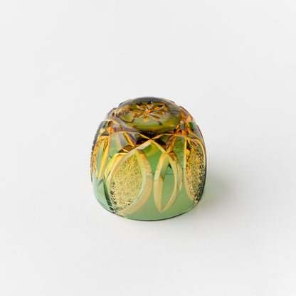 Konoha Sake Cup / Green / Haku Glass