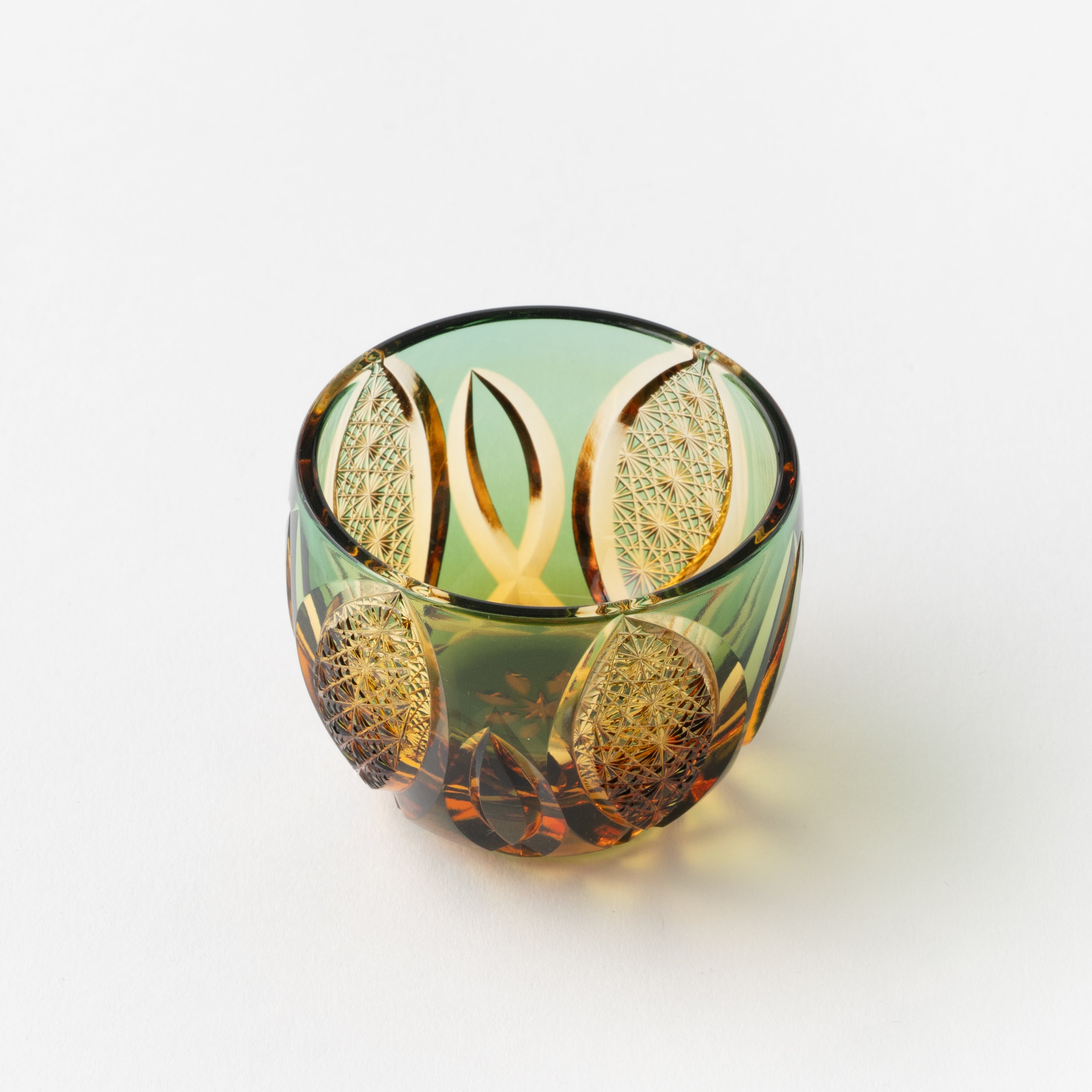 Konoha Sake Cup / Green / Haku Glass