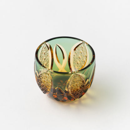 Konoha Sake Cup / Green / Haku Glass