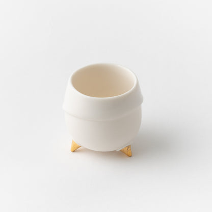 Dip Round Sake Cup with Spikes / Gold / Ryosuke Ando