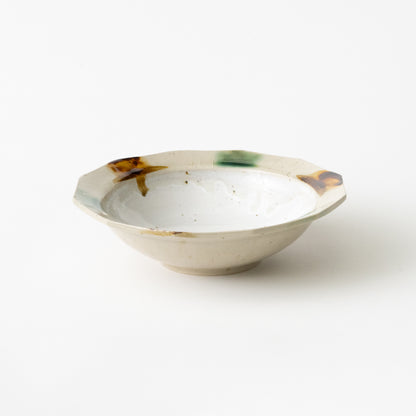 Yusai Dodecagonal Shallow Bowl / Sho Kumamoto