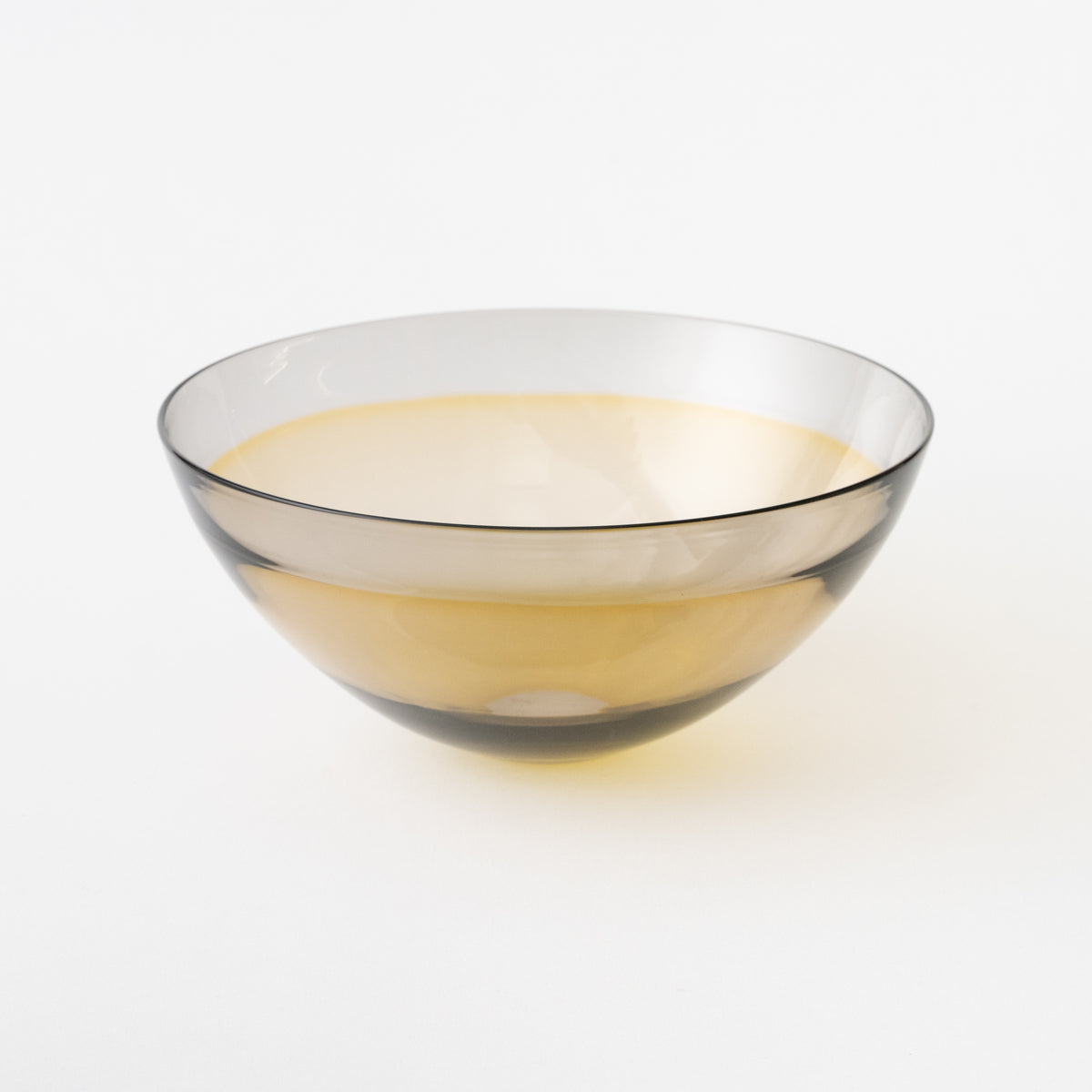 No.22 Amber on Gray Bowl / Takeyoshi Mitsui