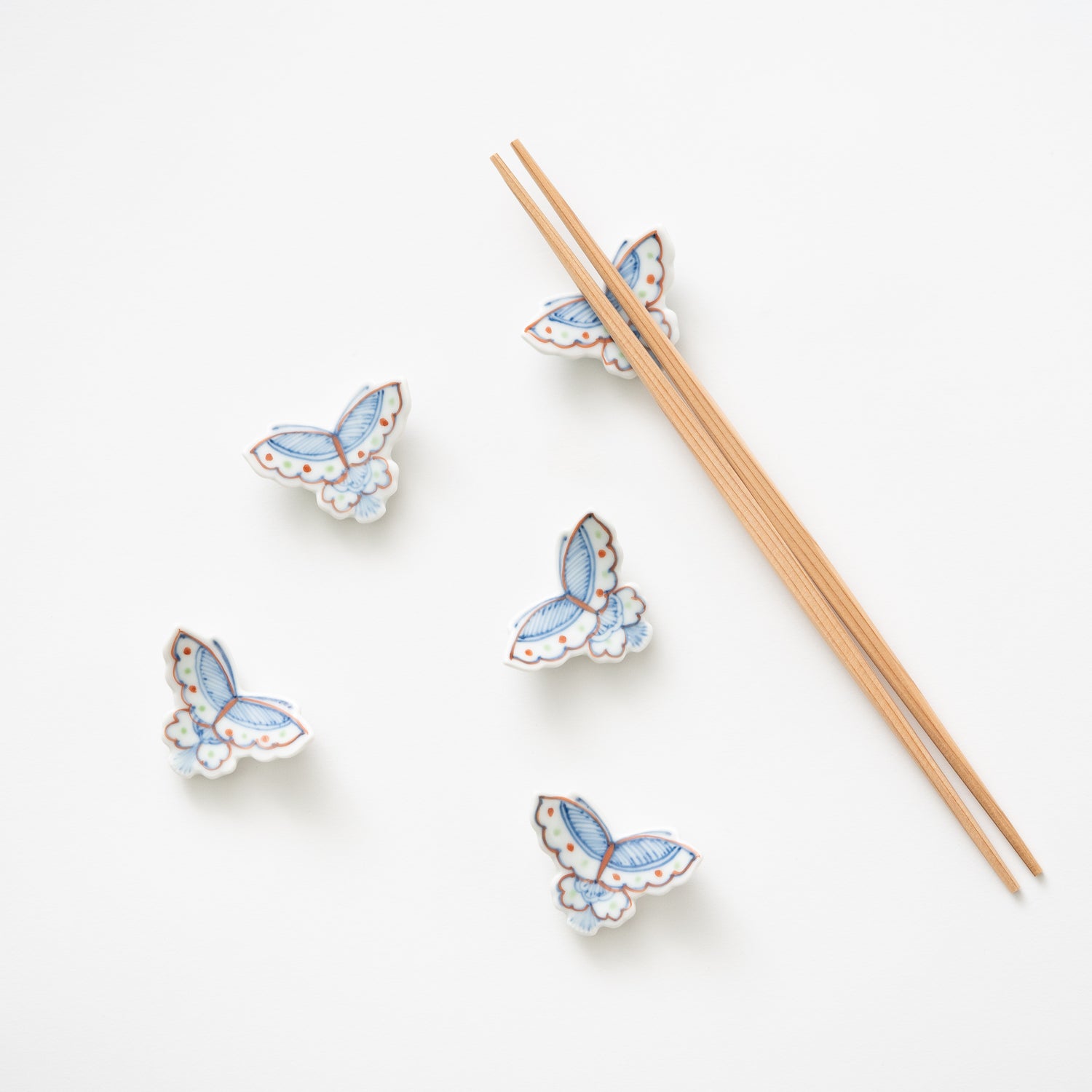 Butterfly Chopstick Rest 5pcs Set