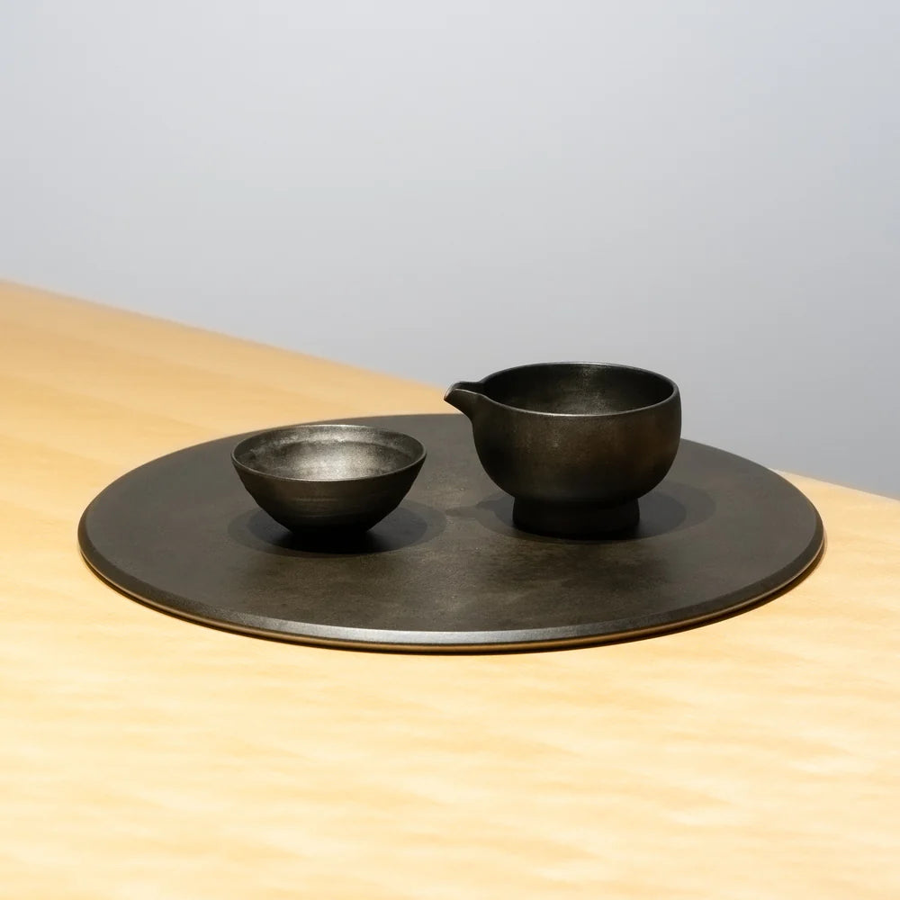 Jitsugetsu Reversible Round Plate (L) / Takao Togashi