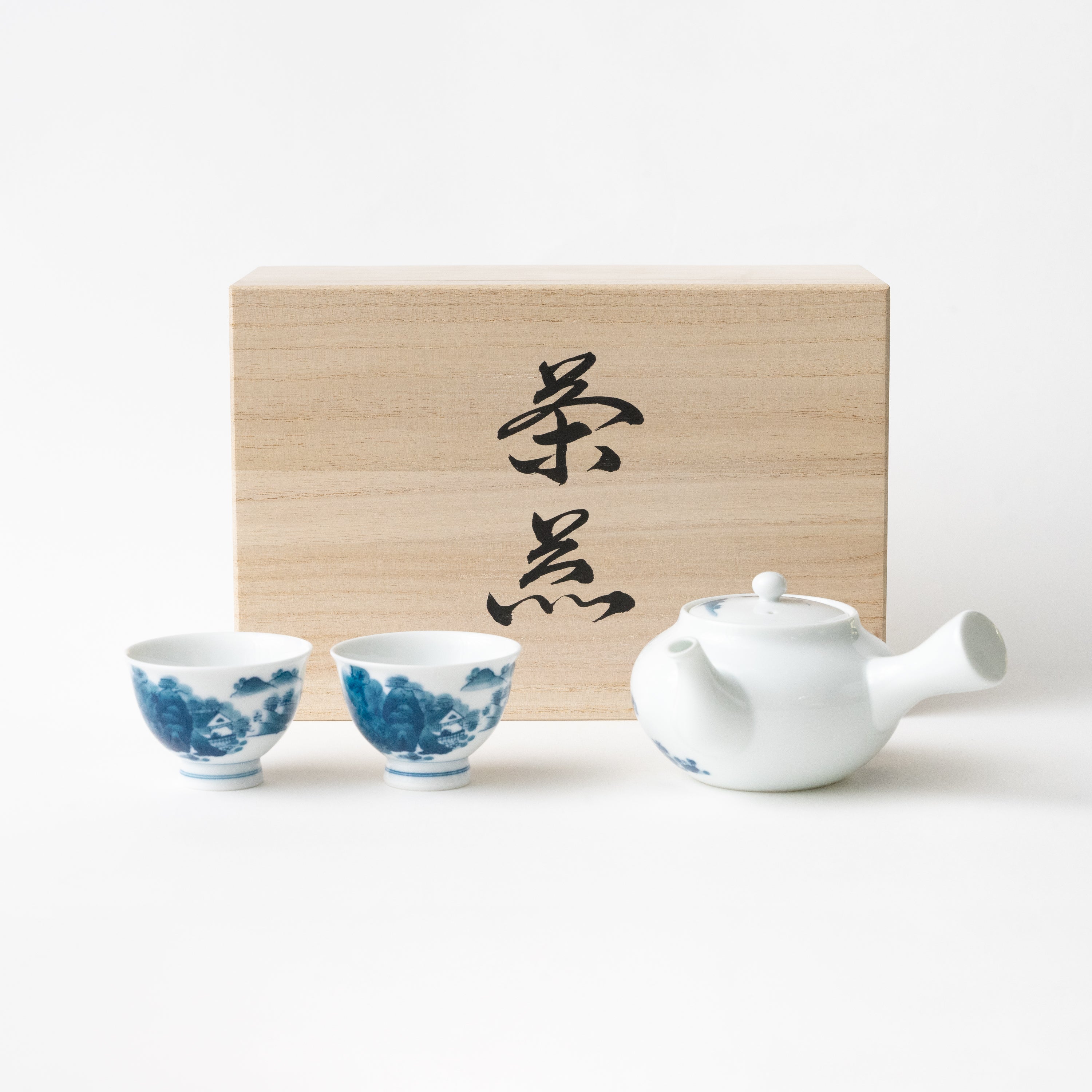 Sansui Tea Pot &amp; Cups Set
