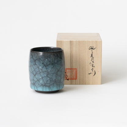 Tea Cup No.55 / Jade Blue Celadon / Takeshi Imaizumi