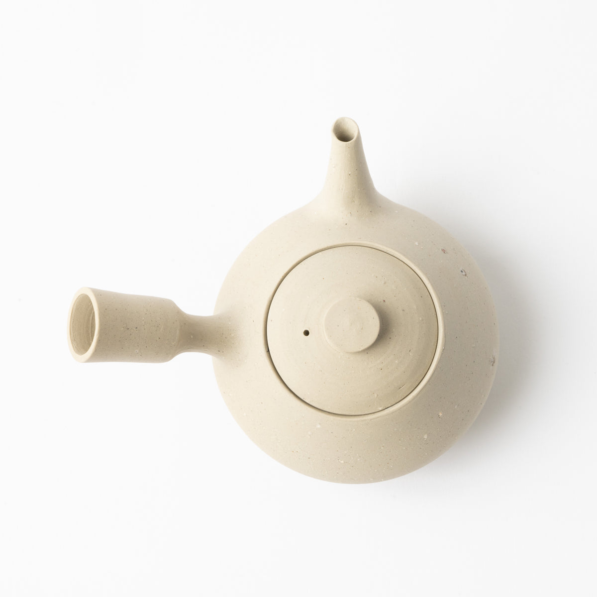 White Bizen Kyusu Teapot / Hitoshi Morimoto