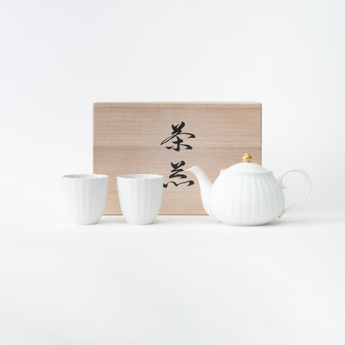 Moist White Tea Pot & Cups Set
