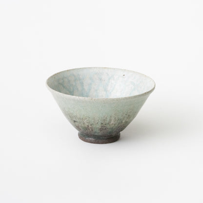 Blue Ash Glaze Rice Bowl (A) / Eijiro Tokunaga